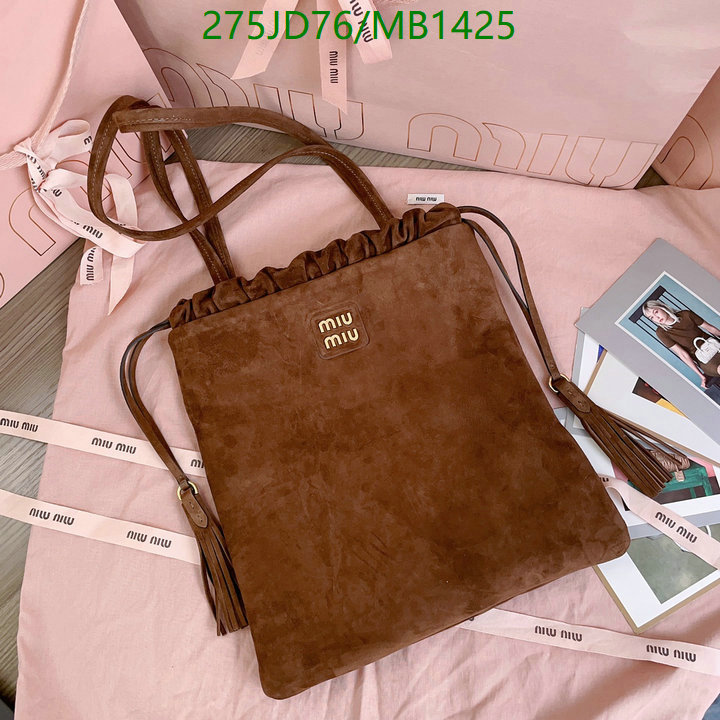 Miu Miu Bag-(Mirror)-Handbag- Code: MB1425 $: 275USD