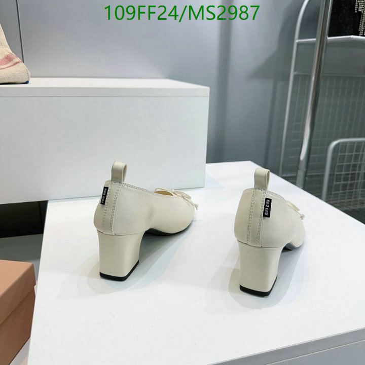 Women Shoes-Miu Miu Code: MS2987 $: 109USD