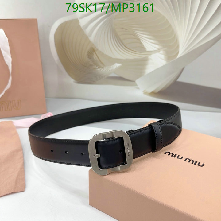 Belts-MIU MIU Code: MP3161 $: 79USD