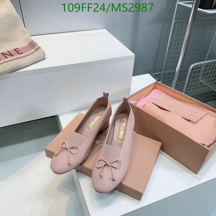 Women Shoes-Miu Miu Code: MS2987 $: 109USD