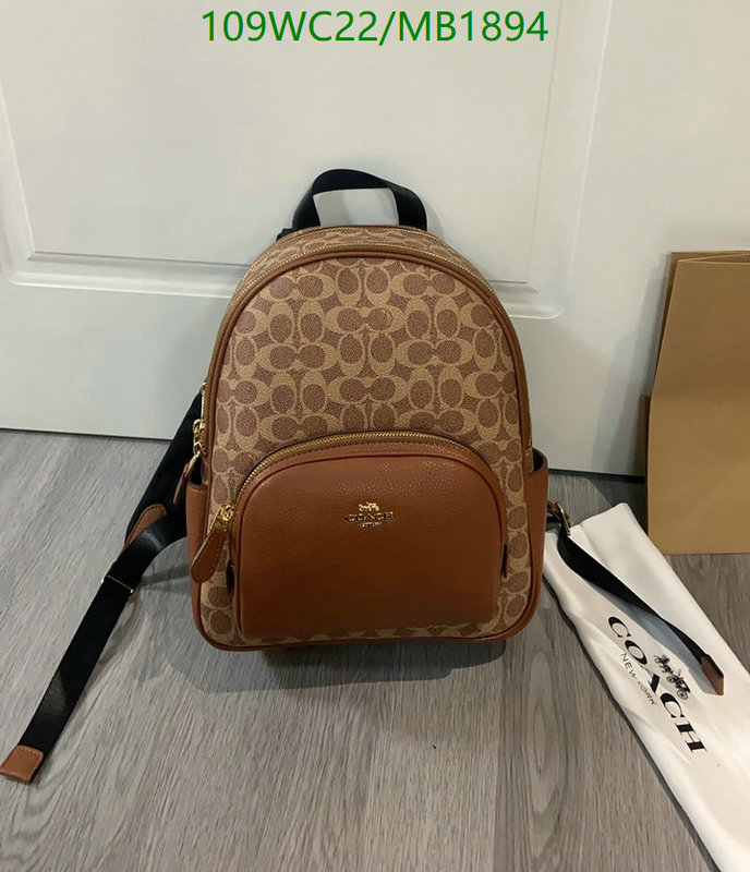 Coach Bag-(4A)-Backpack- Code: MB1894 $: 109USD