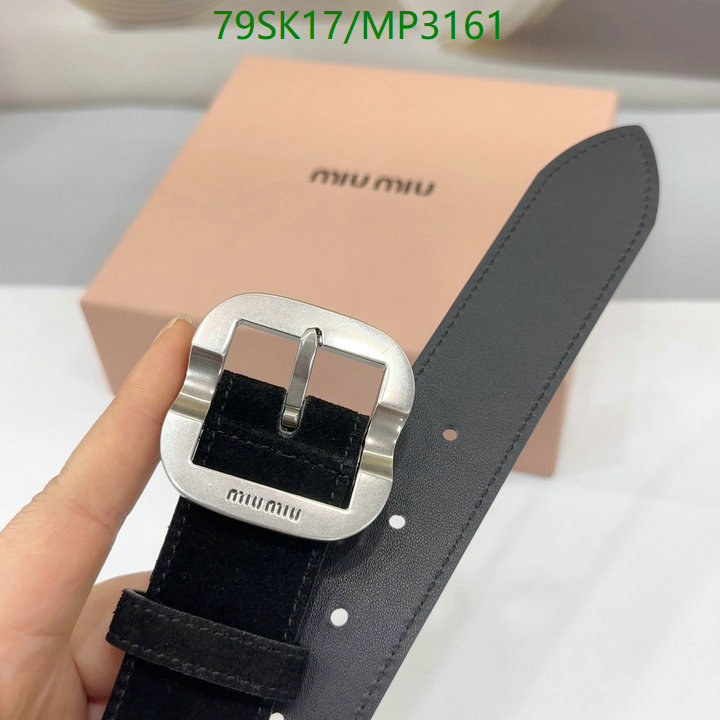 Belts-MIU MIU Code: MP3161 $: 79USD