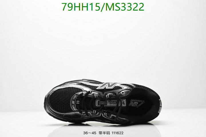 Men shoes-New Balance Code: MS3322 $: 79USD