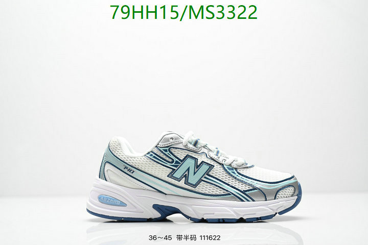Men shoes-New Balance Code: MS3322 $: 79USD