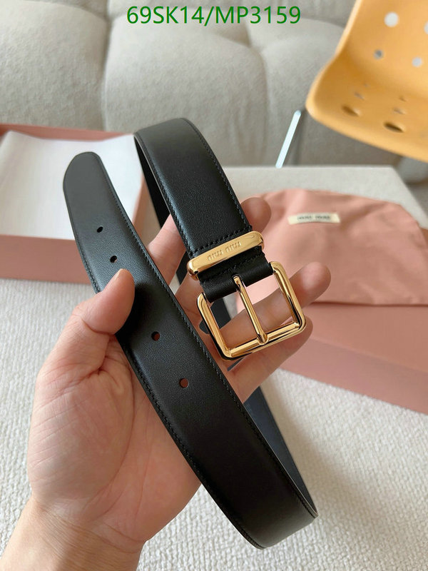 Belts-MIU MIU Code: MP3159 $: 69USD