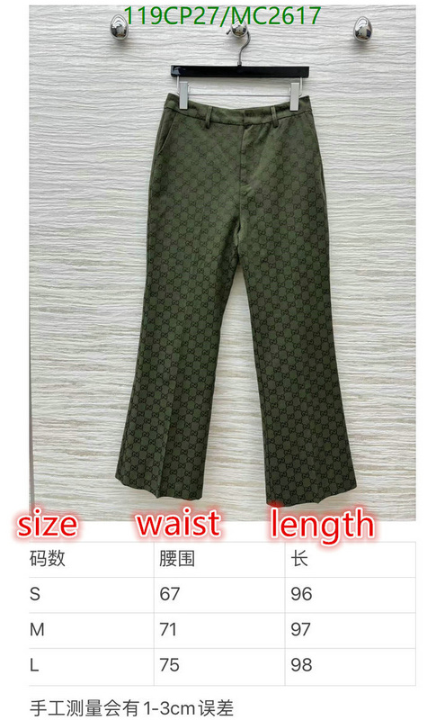 Clothing-Gucci Code: MC2617 $: 119USD