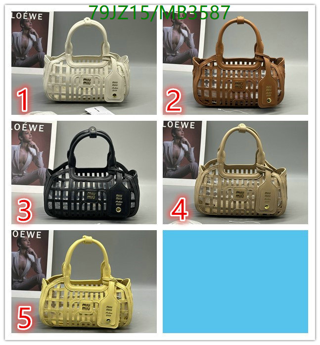 Miu Miu Bag-(4A)-Crossbody- Code: MB3587 $: 79USD