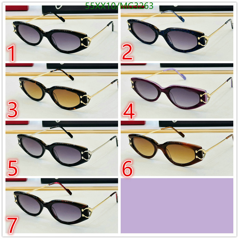 Glasses-Cartier Code: MG3263 $: 55USD