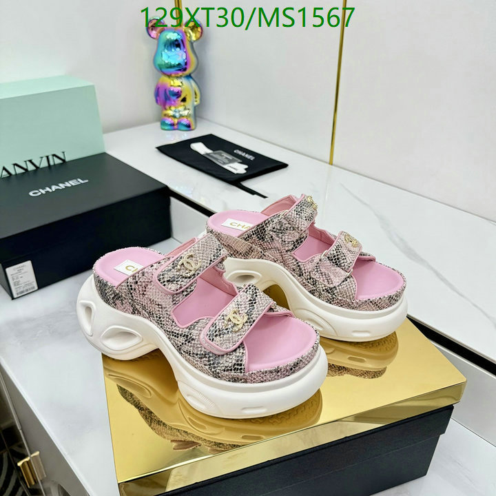 Women Shoes-Chanel Code: MS1567 $: 129USD