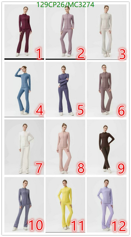 Clothing-Lululemon Code: MC3274 $: 129USD