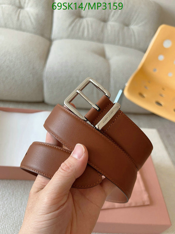 Belts-MIU MIU Code: MP3159 $: 69USD