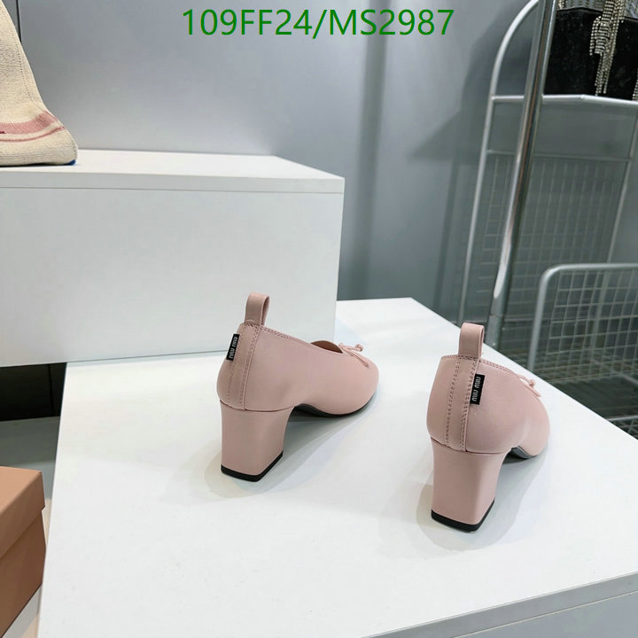Women Shoes-Miu Miu Code: MS2987 $: 109USD