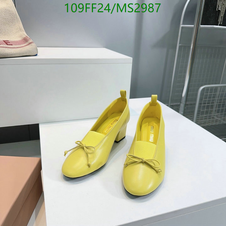 Women Shoes-Miu Miu Code: MS2987 $: 109USD