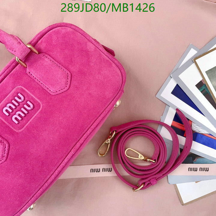Miu Miu Bag-(Mirror)-Crossbody- Code: MB1426 $: 289USD