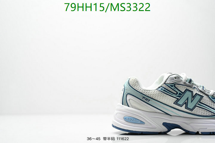 Men shoes-New Balance Code: MS3322 $: 79USD
