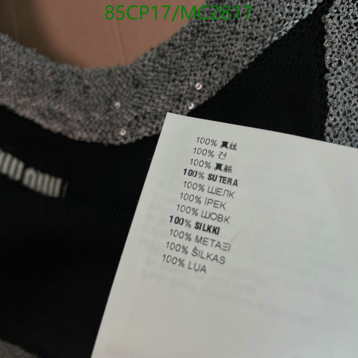 Clothing-MIUMIU Code: MC2817 $: 85USD