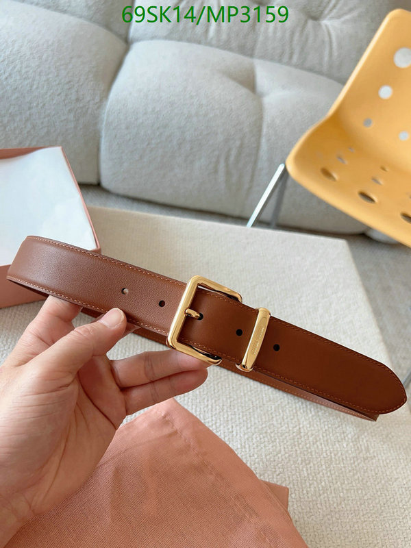 Belts-MIU MIU Code: MP3159 $: 69USD
