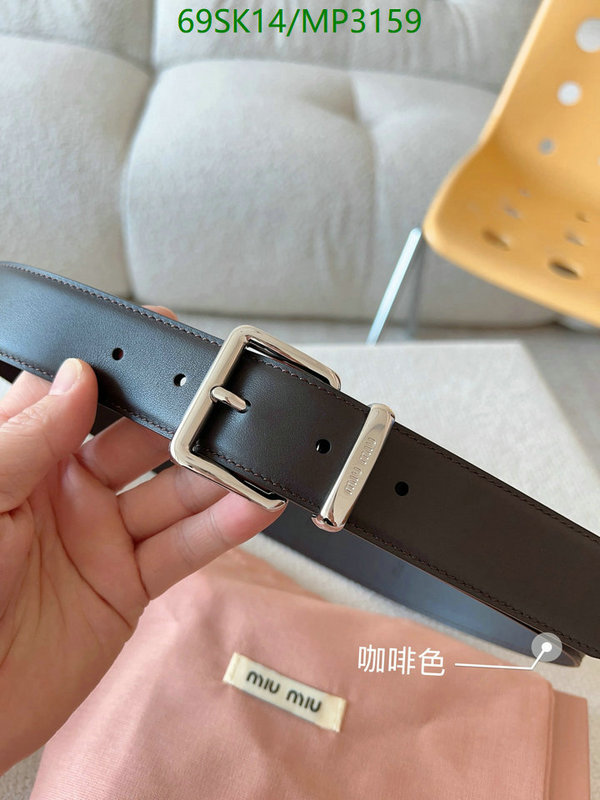 Belts-MIU MIU Code: MP3159 $: 69USD