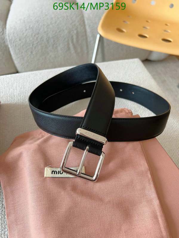 Belts-MIU MIU Code: MP3159 $: 69USD