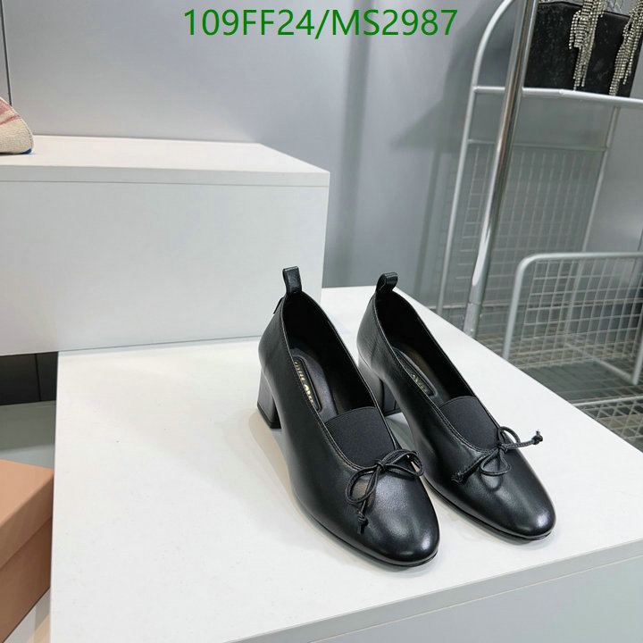 Women Shoes-Miu Miu Code: MS2987 $: 109USD