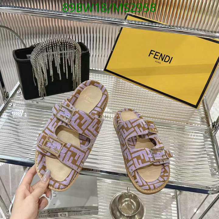 Women Shoes-Fendi Code: MS2958 $: 89USD