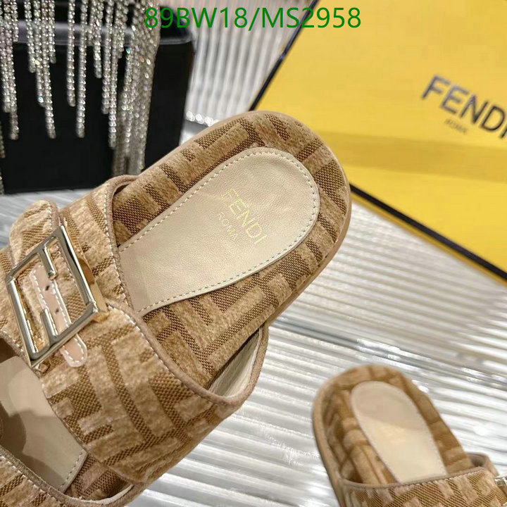 Women Shoes-Fendi Code: MS2958 $: 89USD