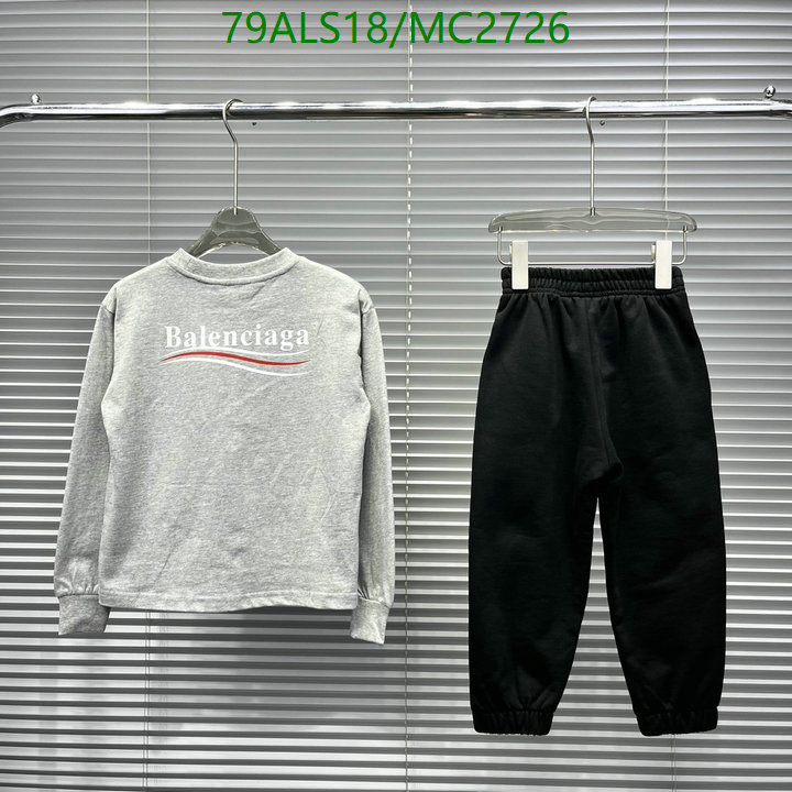 Kids Clothing-Balenciaga Code: MC2726 $: 79USD