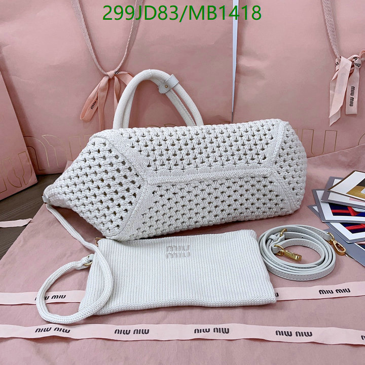 Miu Miu Bag-(Mirror)-Handbag- Code: MB1418 $: 299USD