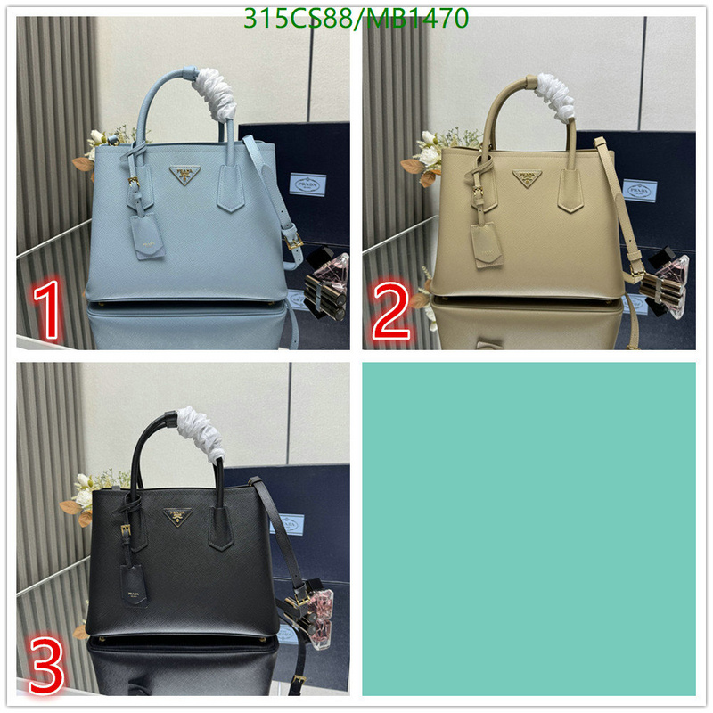 Prada Bag-(Mirror)-Handbag- Code: MB1470 $: 315USD