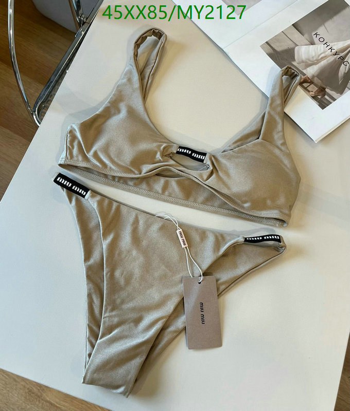 Swimsuit-MIUMIU Code: MY2127 $: 45USD