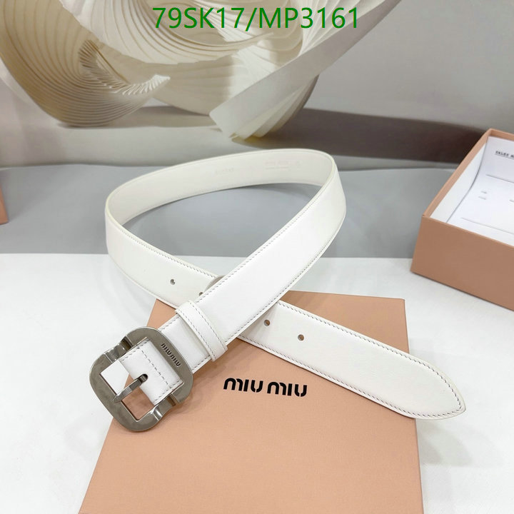 Belts-MIU MIU Code: MP3161 $: 79USD