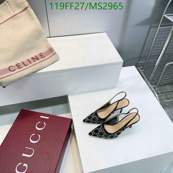 Women Shoes-Gucci Code: MS2965 $: 119USD