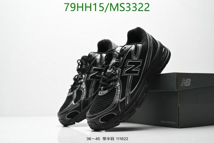 Men shoes-New Balance Code: MS3322 $: 79USD