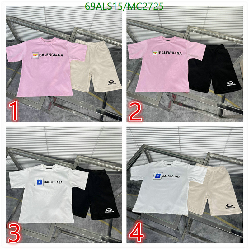 Kids Clothing-Balenciaga Code: MC2725 $: 69USD