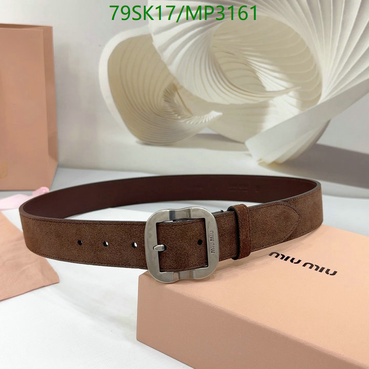 Belts-MIU MIU Code: MP3161 $: 79USD