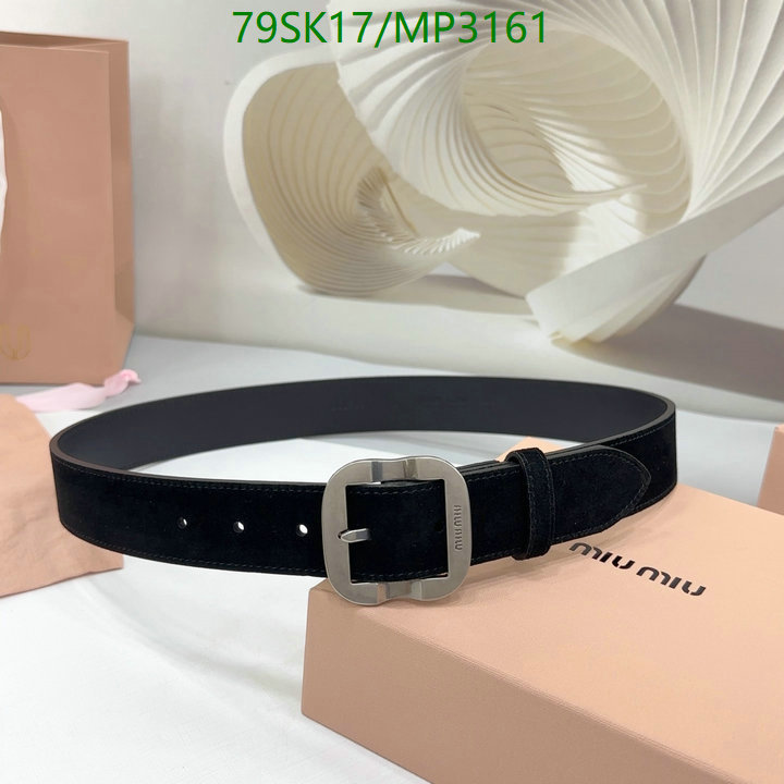 Belts-MIU MIU Code: MP3161 $: 79USD