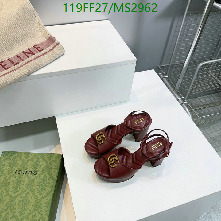 Women Shoes-Gucci Code: MS2962 $: 119USD
