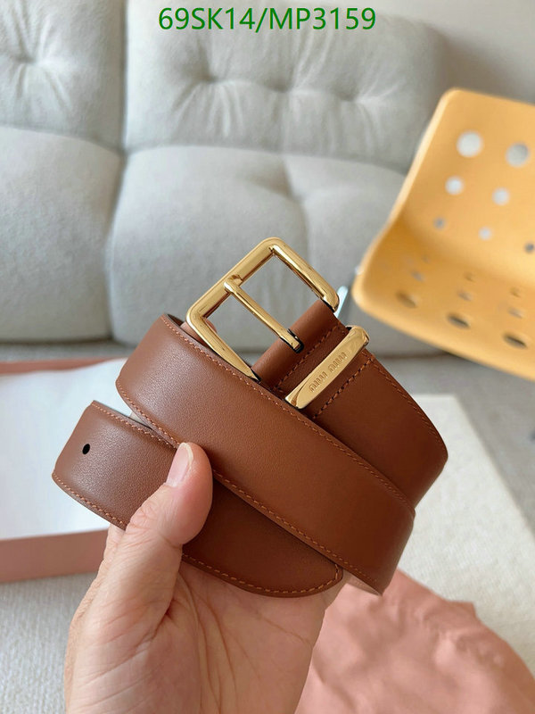 Belts-MIU MIU Code: MP3159 $: 69USD