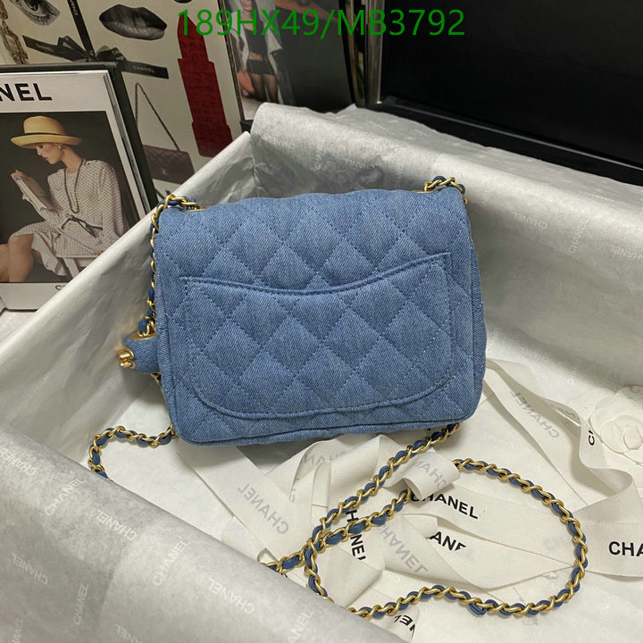 Chanel Bag-(Mirror)-Crossbody- Code: MB3792 $: 189USD