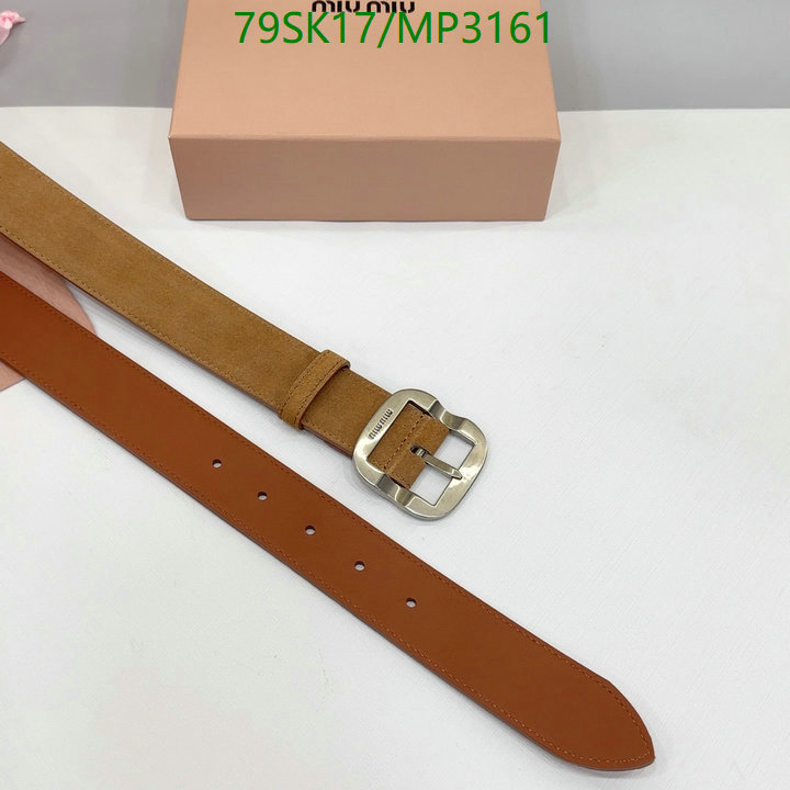 Belts-MIU MIU Code: MP3161 $: 79USD