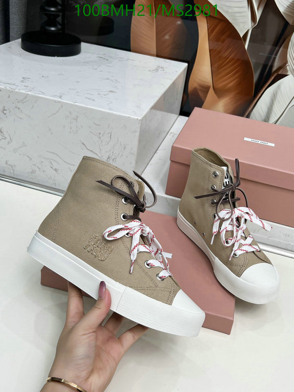 Women Shoes-Miu Miu Code: MS2981 $: 100USD