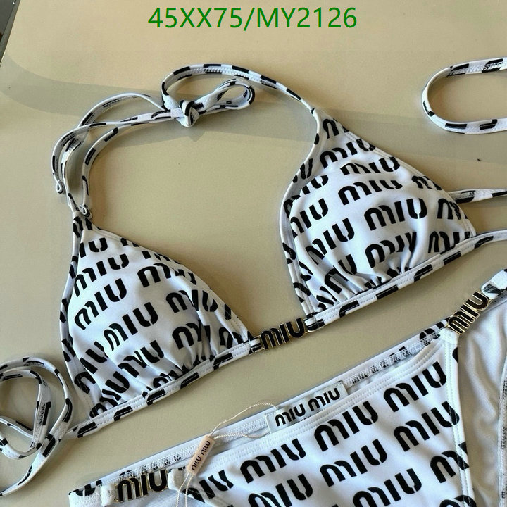 Swimsuit-MIUMIU Code: MY2126 $: 45USD