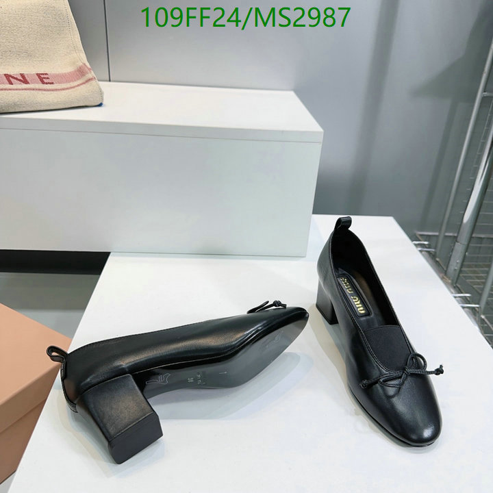 Women Shoes-Miu Miu Code: MS2987 $: 109USD