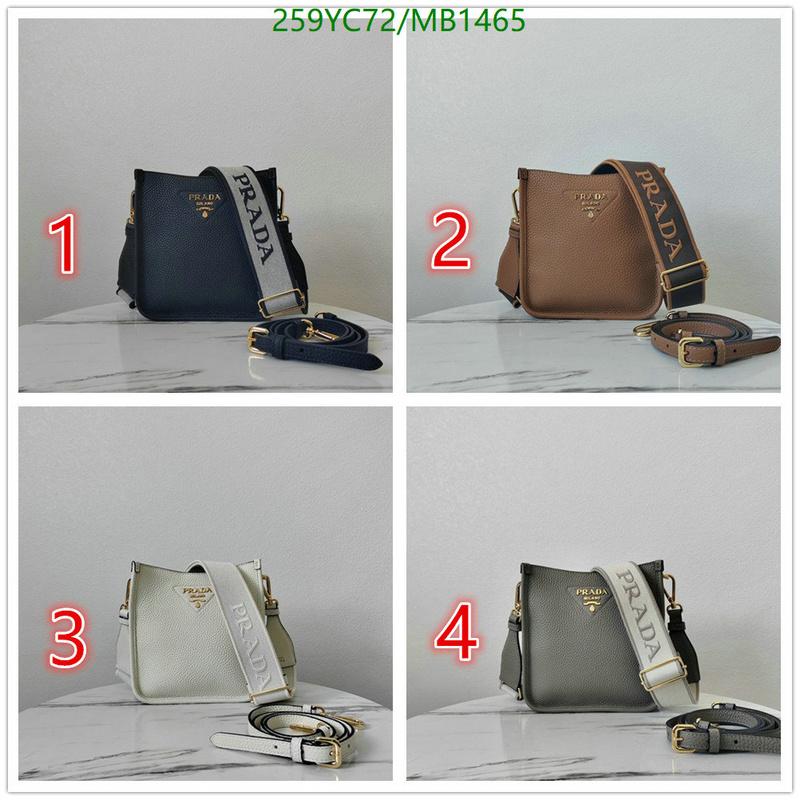 Prada Bag-(Mirror)-Crossbody- Code: MB1465 $: 259USD