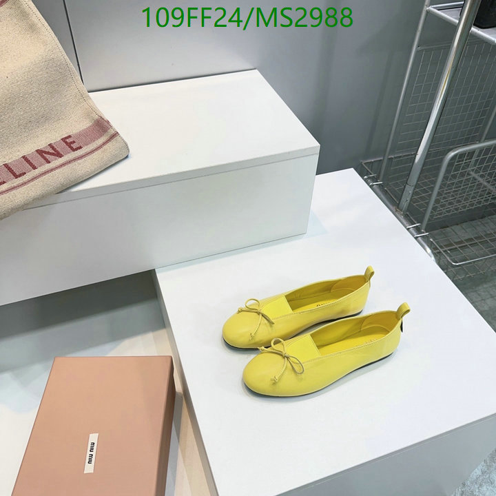 Women Shoes-Miu Miu Code: MS2988 $: 109USD