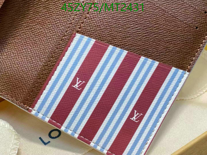 LV Bag-(4A)-Wallet- Code: MT2431 $: 45USD