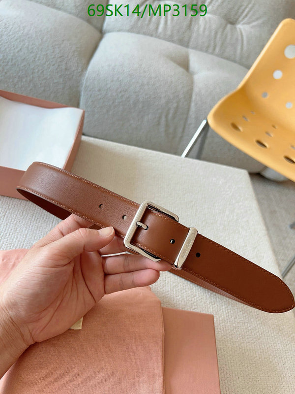 Belts-MIU MIU Code: MP3159 $: 69USD