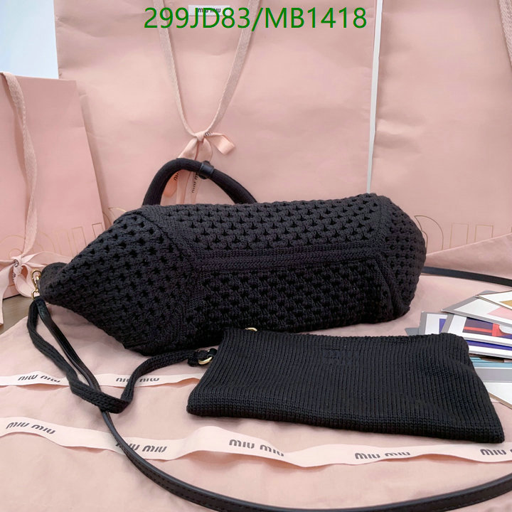 Miu Miu Bag-(Mirror)-Handbag- Code: MB1418 $: 299USD
