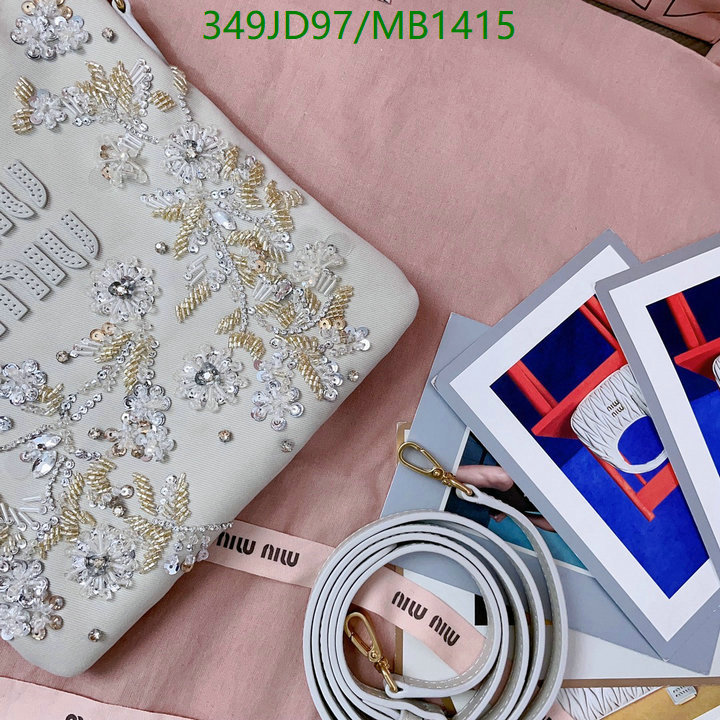 Miu Miu Bag-(Mirror)-Crossbody- Code: MB1415 $: 349USD