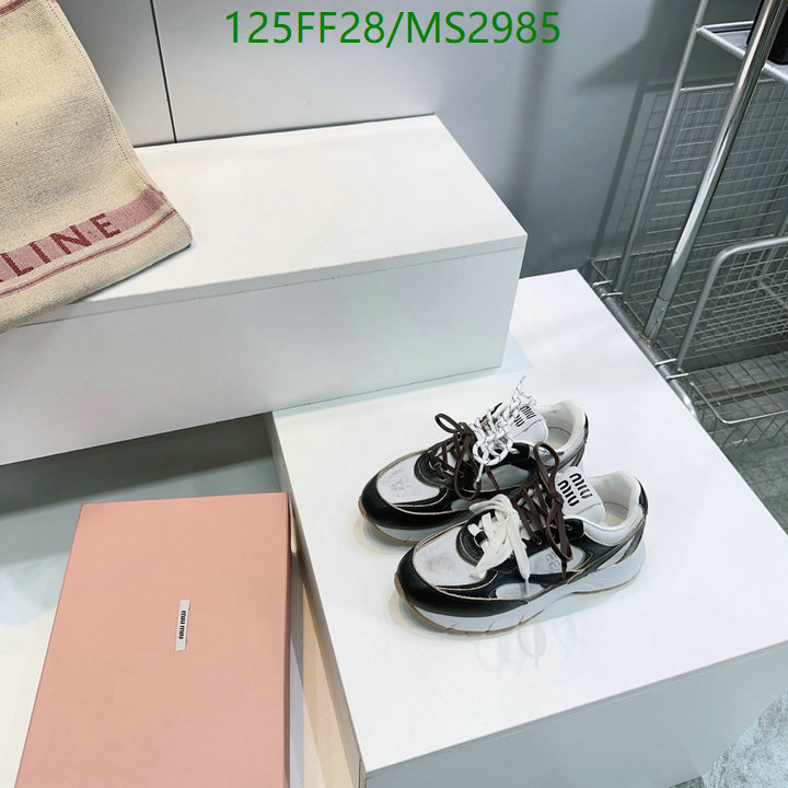 Women Shoes-Miu Miu Code: MS2985 $: 125USD